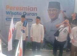 Menparekraf Sandiaga Uno Resmikan Wisata Quran di Bandung<