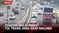 Besok Puncak Arus Mudik, Volume Kendaraan Mulai Meningkat di Tol Trans Jawa Arah Malang