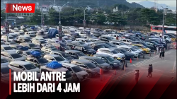 Membeludak! Pelabuhan Merak Pagi Ini Makin Padat, Mobil Antre Lebih dari 4 Jam