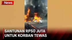 Jasa Raharja Pastikan Beri Santunan Korban Kecelakaan Adu Banteng Tol Japek KM 58 
