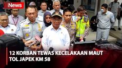 Menko PMK Pastikan 12 Korban Tewas Kecelakaan Maut Tol Japek KM 58, 7 Laki-Laki dan 5 Perempuan