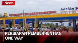 One Way di Tol Trans Jawa Usai,  Sterilisasi Jalan Dilakukan Polda Jateng