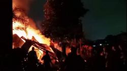 Pilu! 9 Rumah Warga Palembang Terbakar Sehari Jelang Lebaran, 1 Orang Tewas