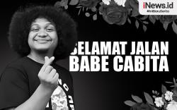 Infografis Komika Babe Cabita Meninggal Dunia, Dunia Hiburan Tanah Air Berduka