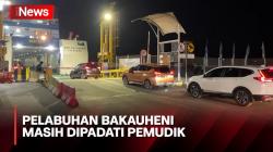 Mobil Pemudik Masih Padati Pelabuhan Bakauheni pada H+1 Lebaran