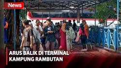 Pantauan Arus Balik, Terjadi Lonjakan Penumpang yang Tiba di Terminal Kampung Rambutan