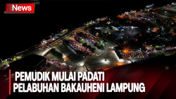  Arus Balik Lebaran 2024, Pelabuhan Bakauheni Lampung Mulai Dipadati Ribuan Pemudik 
