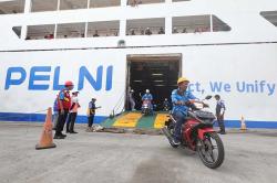Gelombang Pertama Arus Balik Pemudik Tiba di Tanjung Priok dengan KM Dobonsolo