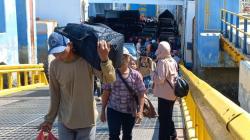 Arus Mudik 2024, Jumlah Penumpang Melintas di Pelabuhan Tanjung Kalian Mentok Menurun