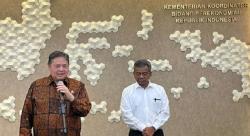 Airlangga Ogah Bahas Kemungkinan Harga Minyak Tembus 100 Dolar AS Imbas Konflik Iran-Israel