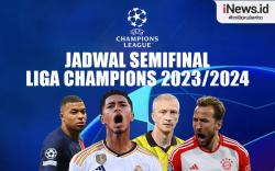 Infografis Jadwal Semifinal Liga Champions 2023/2024