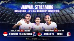 Jadwal Siaran Langsung Timnas Indonesia U-23 Vs Australia di RCTI+