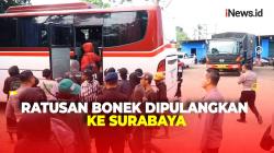 Dilarang Hadiri Pertandingan Lawan Persib Bandung, Polisi Pulangkan Ratusan Suporter Bonek ke Surabaya