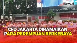 Peringati Hari Kartini, Ini Potret Ratusan Perempuan Berkebaya Ramaikan CFD Jakarta 