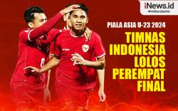 Infografis 5 Fakta Timnas Indonesia Lolos Perempat Final Piala Asia U-23 2024