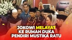 Potret Presiden Jokowi Melayat ke Rumah Duka Mooryati Soedibyo