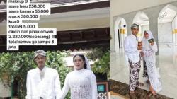 Viral Pasangan Ini Lihatkan Biaya Nikah Versi Low Budget, Tak sampai Rp3 Juta<