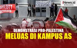 Infografis Demonstrasi Pro-Palestina Menjalar ke Kampus-Kampus Ternama AS