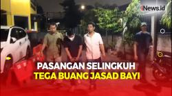  Tega Buang Jasad Bayi ke Kali, Polisi Ringkus Pasangan Selingkuh di Tanah Abang 