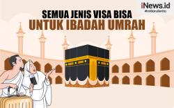 Infografis Arab Saudi Bolehkan Jemaah Pemegang Visa Apa pun untuk Umrah