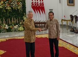 PM Singapura Lee Hsien Loong Temui Presiden Jokowi di Istana Bogor