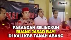 Pria Tersangka Buang Jasad Bayi di Kali KBB Tanah Abang Ternyata Miliki Istri dan Anak