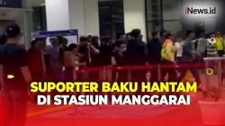 Penumpang KRL Panik saat 2 Kelompok Suporter Bentrok di Stasiun Manggarai