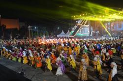 Keren! 10.000 Penari Riau Pecahkan Rekor Muri di Gebyar BBI BBWI 2024