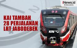 Infografis KAI Tambah 28 Perjalanan LRT Jabodebek
