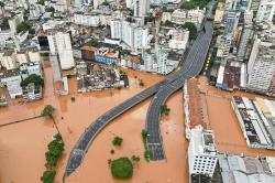 Penampakan Banjir Parah di Brasil, 1 Kota Terendam dan 39 Orang Tewas