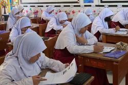 Semangat Murid SDIT Mawaddah Hadapi Ujian Penilaian Sumatif Akhir Jenjang