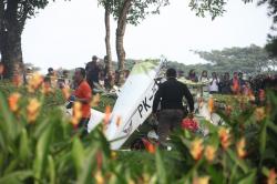 Pesawat Latih Jatuh di BSD Milik Indonesia Flying Club