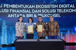 Jalin Kerja Sama, BRI dan Telkomsel Hadirkan Ekosistem Finansial dan Digital