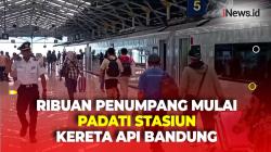 Libur Hari Raya Waisak, Ribuan Penumpang Padati Stasiun Kereta Api Bandung