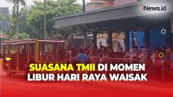 Menikmati Libur Hari Raya Waisak, Wisata TMII Dipadati Pengunjung