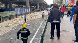 Ledakan Guncang Apartemen 5 Lantai di Harbin China, Orang-Orang Berhamburan Keluar Gedung