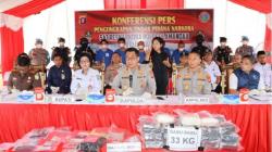 Polisi Ungkap Penyelundupan Sabu 33 Kg di Lamandau, Kasus Narkoba Terbesar di Kalteng
