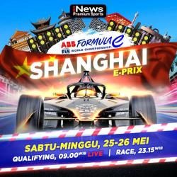 Jadwal Formula E-Prix Shanghai 2024, Saksikan Eksklusif Hanya di iNews