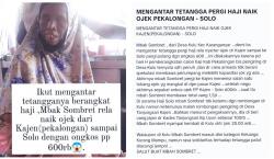 Viral Seorang Nenek Sewa Ojek Pekalongan-Solo PP demi Antar Tetangga Naik Haji, Rogoh Ongkos Rp600 Ribu 