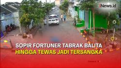 Sopir Fortuner yang Tabrak Balita hingga Tewas di Sidoarjo Resmi Tersangka