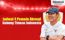 Infografis Jadwal 4 Pemain Abroad Gabung Timnas Indonesia