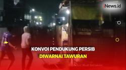 Tawuran Warnai Konvoi Kemenangan Pendukung Persib di Cikampek 