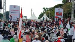 Massa Aksi Bela Palestina Berhasil Kumpulkan Uang Sumbangan Rp325 Juta