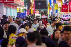 Suasana Jakarta Fair 2024 yang Baru Dibuka Presiden Jokowi