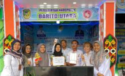 Stand Pemkab Barito Utara Raih Juara Terbaik I Lomba Inovasi Stunting 2024<
