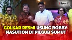 Golkar Usung Bobby Nasution di Pilgub Sumut, Airlangga: Sudah Melalui Proses Panjang