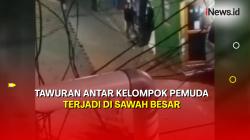 Detik-Detik Dua Kelompok Pemuda Tawuran di Sawah Besar Gunakan Batu hingga Sajam