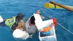 Perahu Tenggelam, 3 Nelayan Ditemukan Terombang-ambing di Perairan Lampung Selatan<