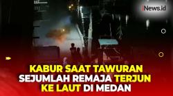 Tawuran 2 Kelompok Pecah di Medan, Sejumlah Remaja Pilih Terjun ke Laut