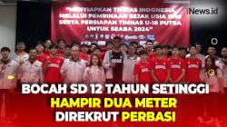 Resmi Masuk Perbasi, Bocah SD 12 Tahun Setinggi Hampir Dua Meter Bakal Timba Ilmu di Klub Aras Gading Muda